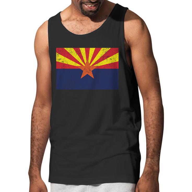 Flag Of Arizona Vintage Men Tank Top