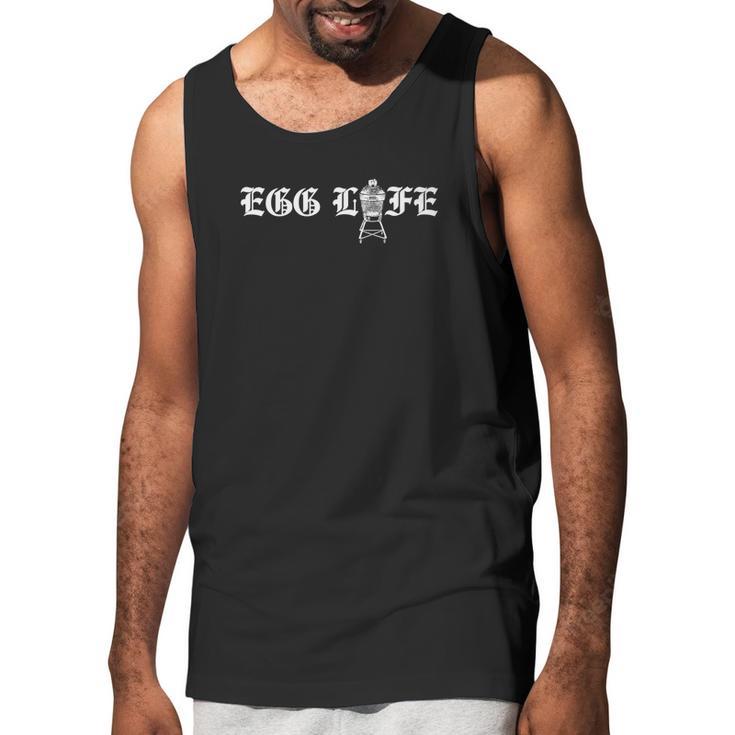 Funny Big Green Bbq Pit Egg Smoker Pitmaster Gift For Dad Men Tank Top