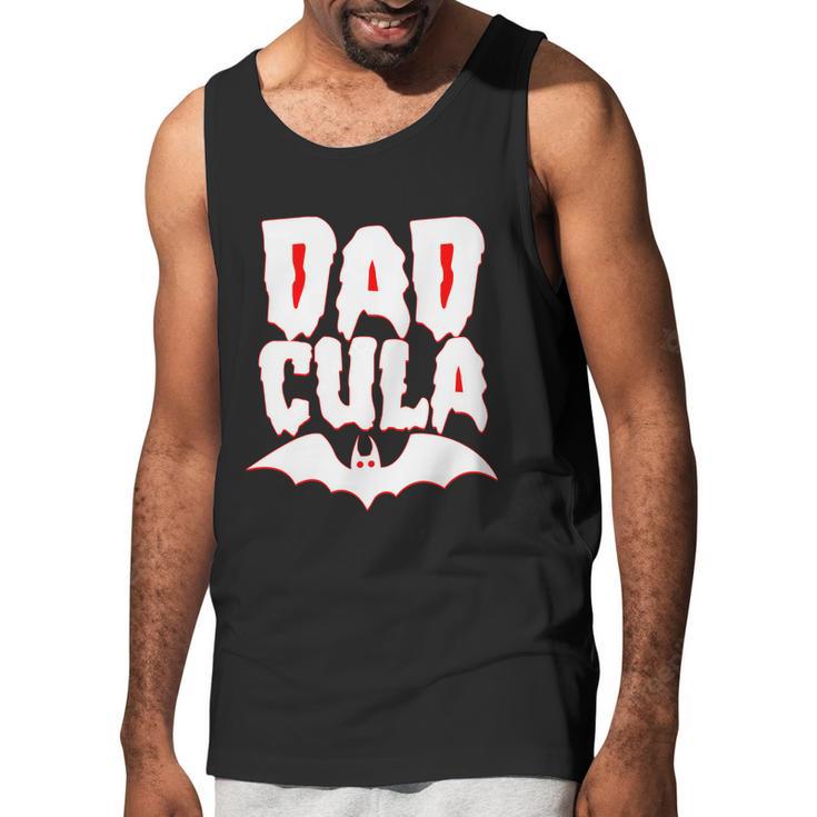 Funny Halloween Cute Halloween Dadcula Dracula Men Tank Top