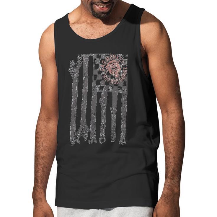 Gas Monkey Wrench Flag Men Tank Top