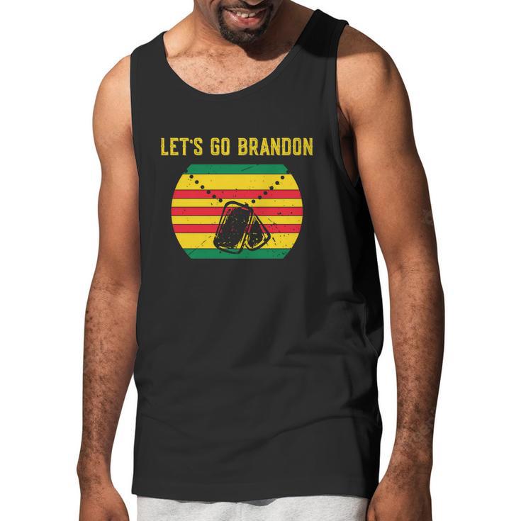 Lets Go Brandon Funny Conservative Anti Biden Vietnam Veteran Graphic Design Printed Casual Daily Basic Men Tank Top