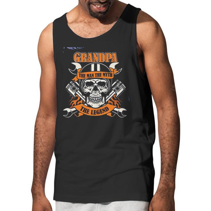 Grandpa The Man The Myth The Legend New Trend Men Tank Top