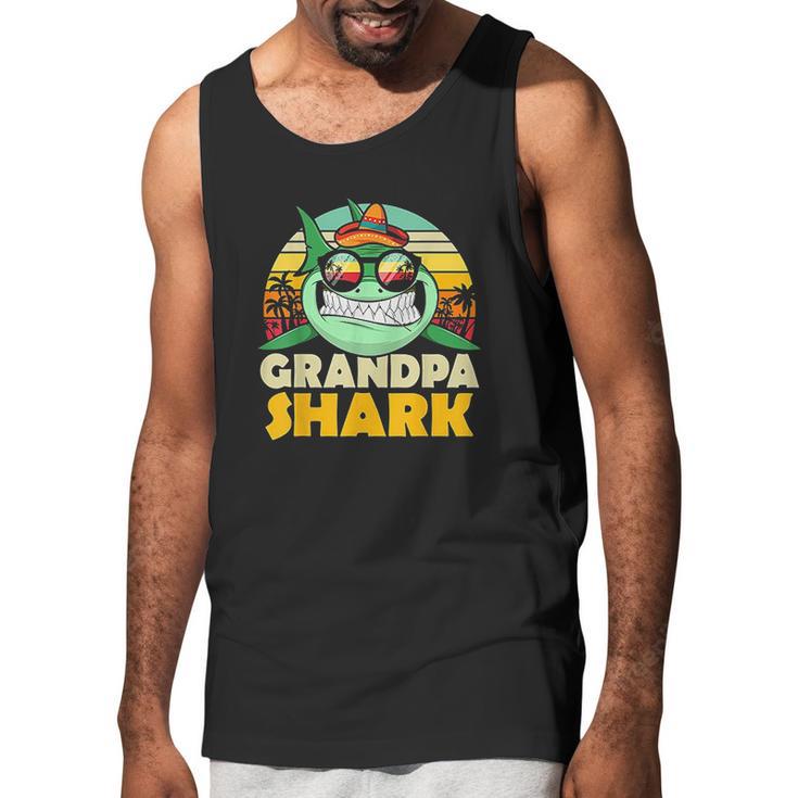 Grandpa Shark Grandpa Gifts From Grandchildren Fathers Day Men Tank Top