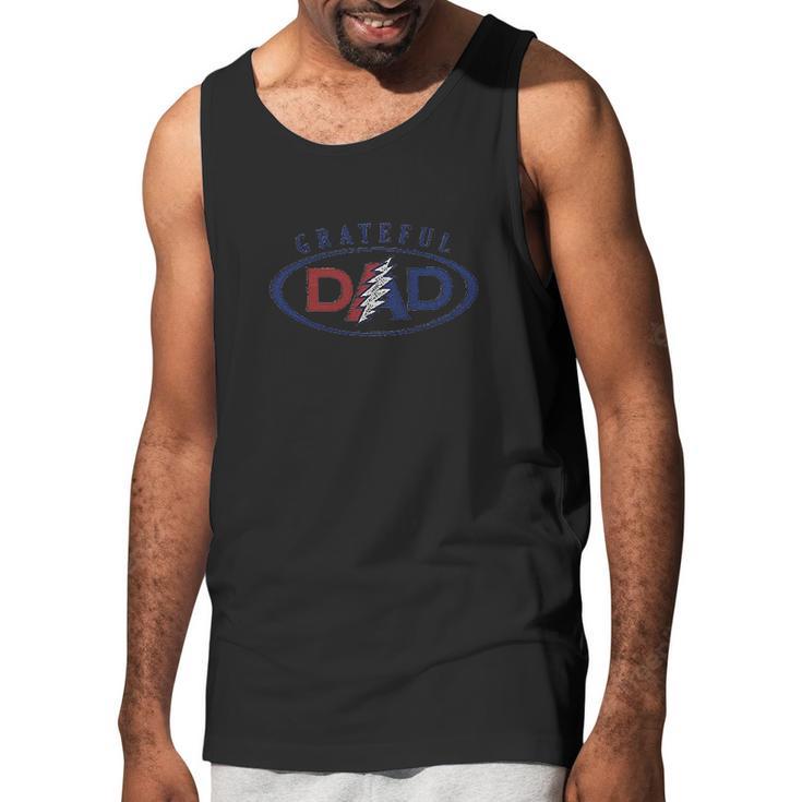 Grateful Dead Mens Grateful Dad Men Tank Top