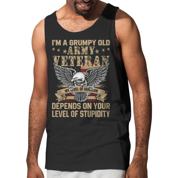 Im A Groumpy Old Army Veteran Men Tank Top