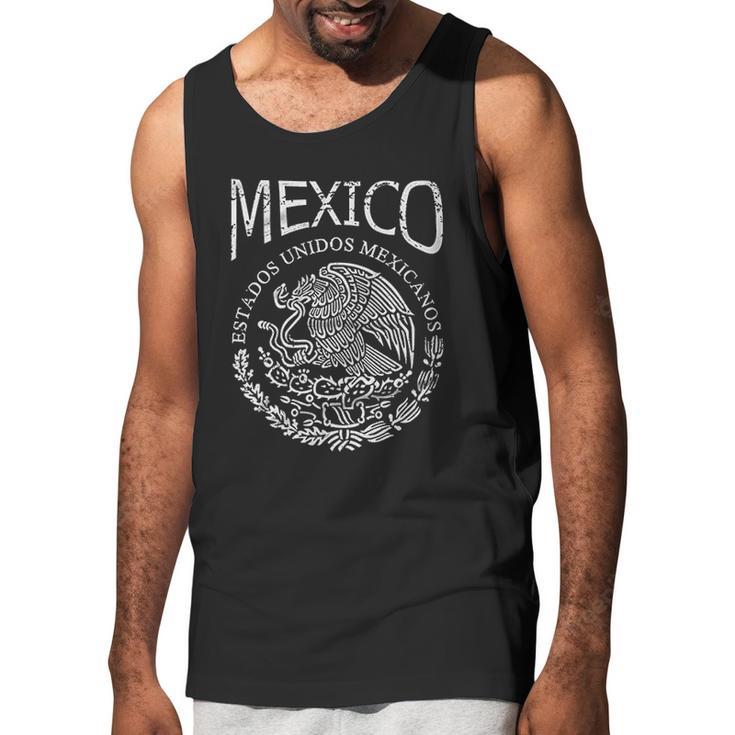 Hecho En Mexico Mexican Flag Coat Of Arms Escudo Mexicano For Men Men Tank Top