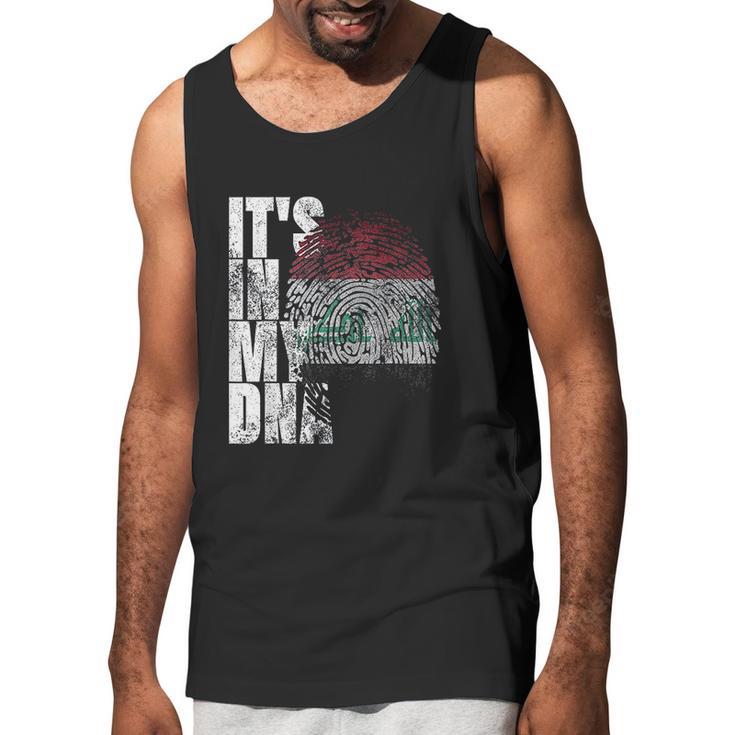 Its In My Dna Iraqi Islamic Persian Gifts Iraq Flag Men Tank Top