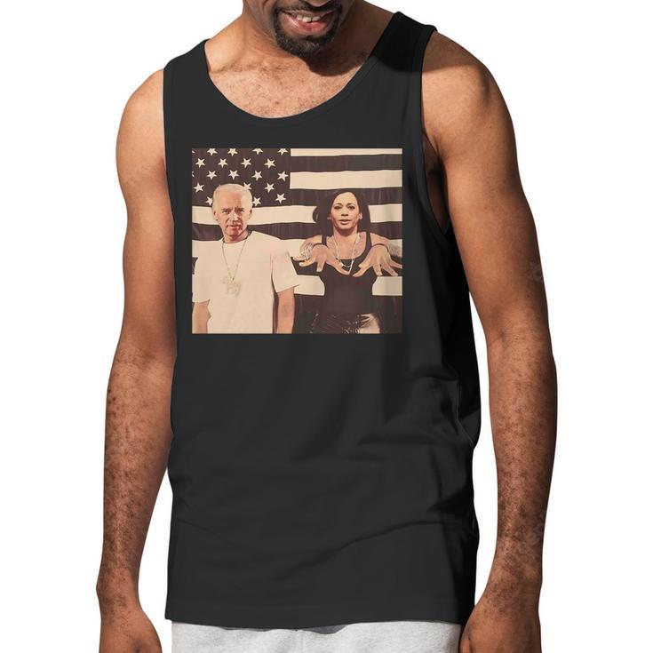 Joe Biden And Kamala Harris Make Shup Outkast Stankonia America Flag Shirt Mf Men Tank Top