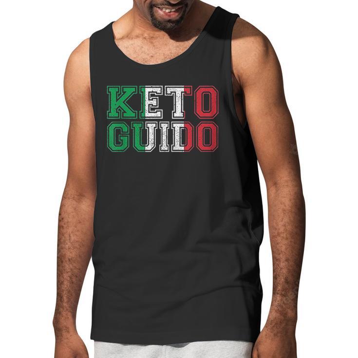 Keto Guido Italian Ketogenic Diet Italy Flag Men Tank Top