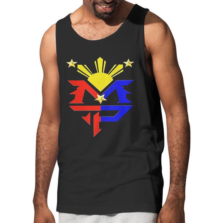 Manny Pacquiao Flag Sun Symbol Men Tank Top