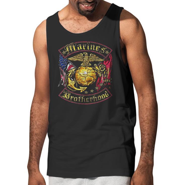 Marine Corps Usmc Marines Double Flag Men Tank Top