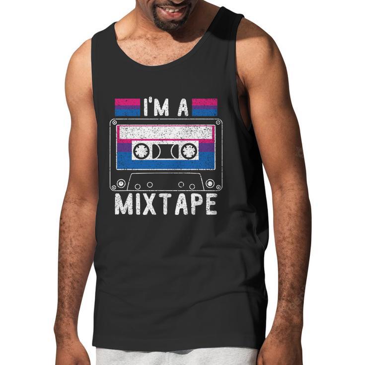 Im A Mixtape Bi Sexual Flag Supporter Lgbt Merchandise Graphic Design Printed Casual Daily Basic Men Tank Top