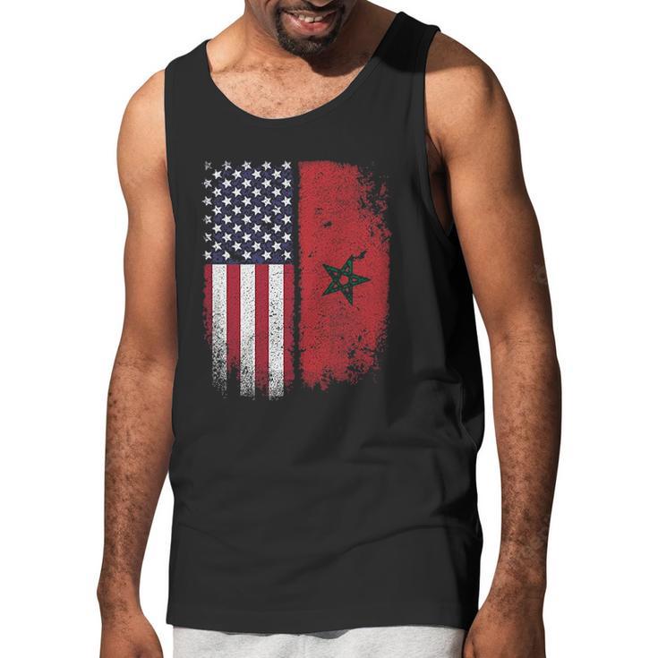 Moorish American Flag Morocco Usa Moroccan Star Men Tank Top