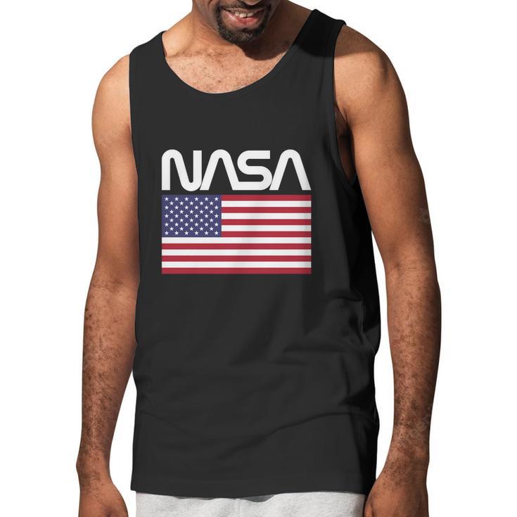 Nasa 4Th Of July American Flag Space Astronaut Shirt Men Tank Top