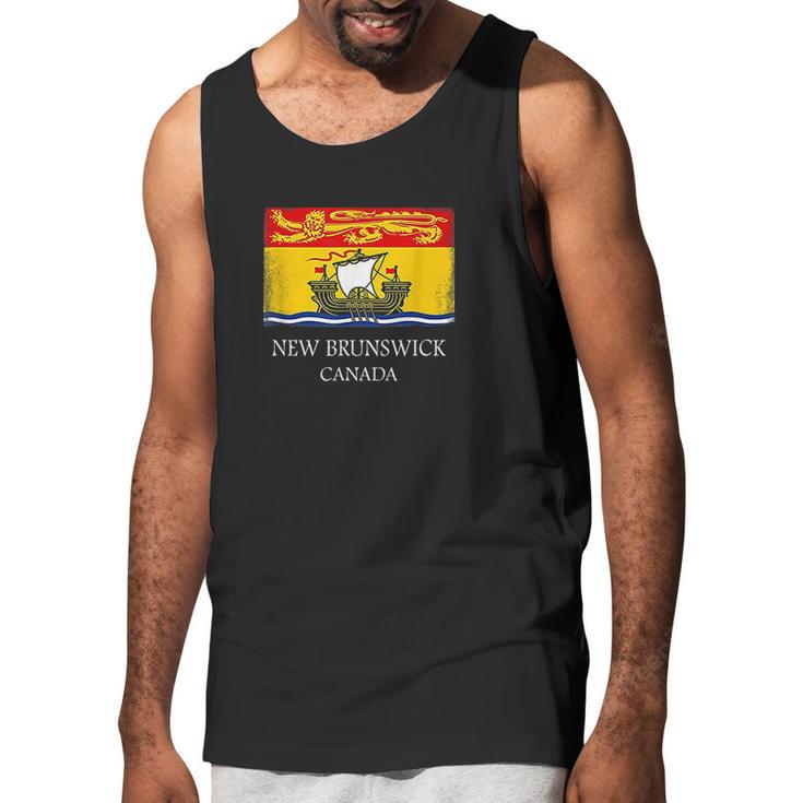 New Brunswick Canada Province Flag Men Tank Top