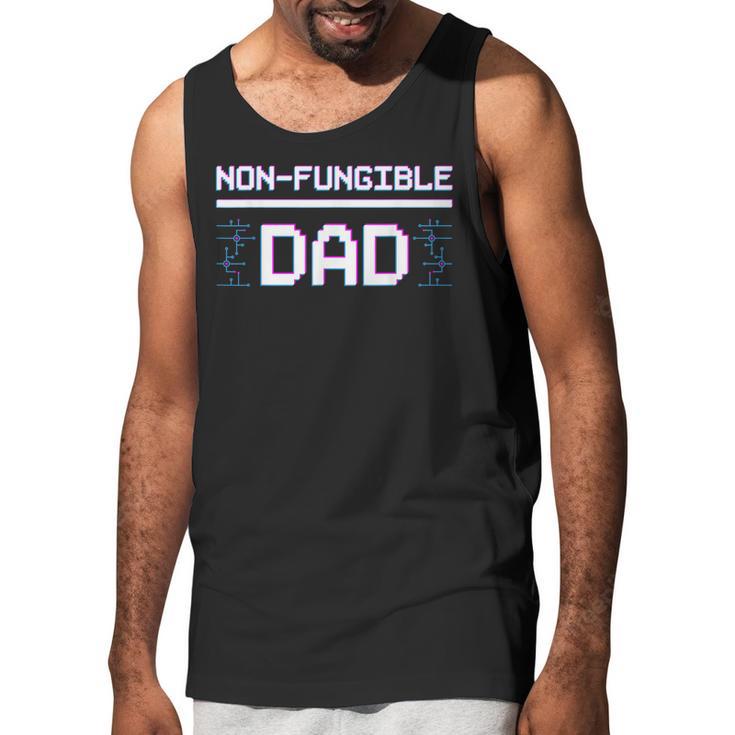 Non-Fungible Dad Token Nfts Crypto Art Father Blockchain Men Tank Top