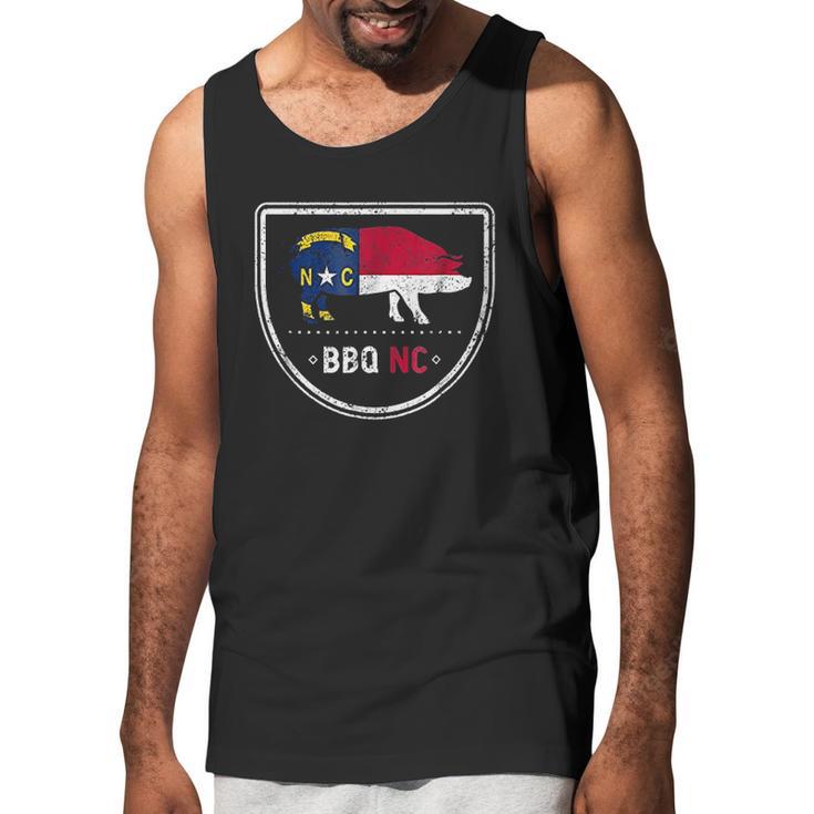 North Carolina State Flag Bbq Nc Men Tank Top