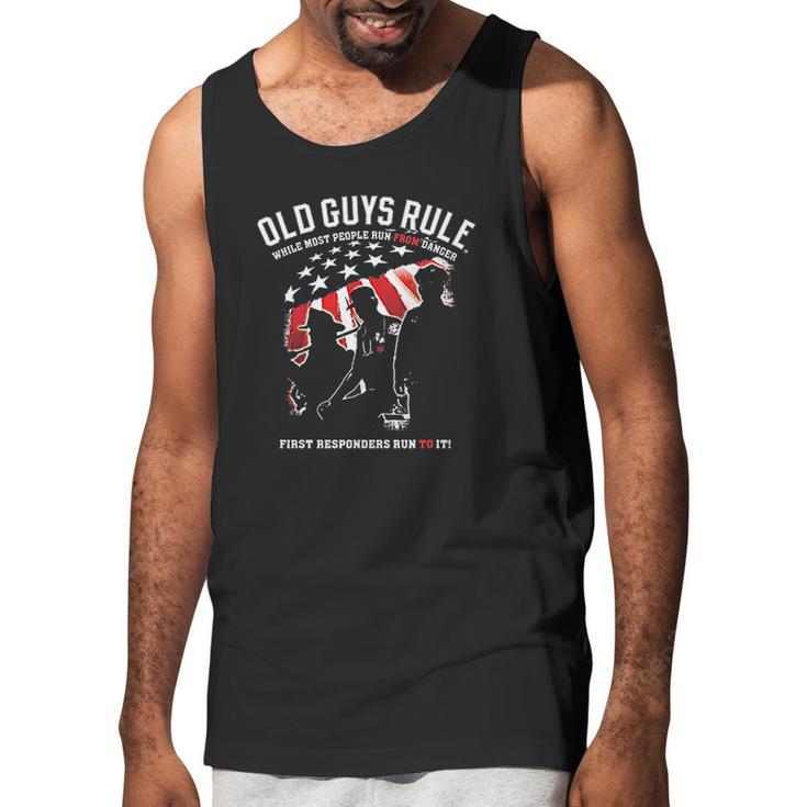 Old Guys Rule For Men First Responder Men Tank Top