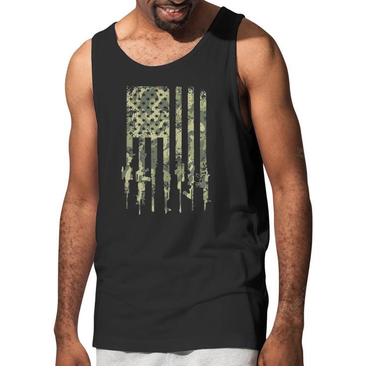 Rifle Flag Camo Men Tank Top