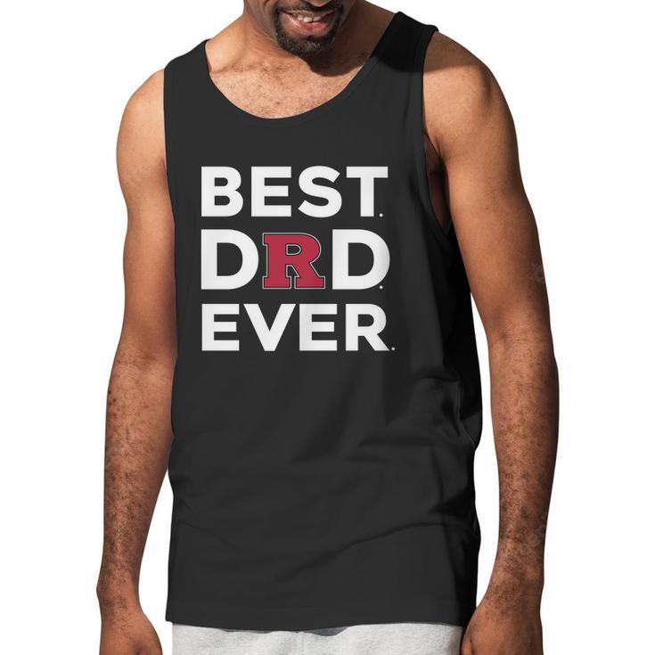 Rutgers Scarlet Knights_Best Dad Ever Men Tank Top