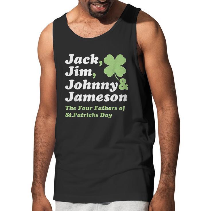 Saint Patricks Day Jack Jim Johnny Jameson Fathers Men Tank Top