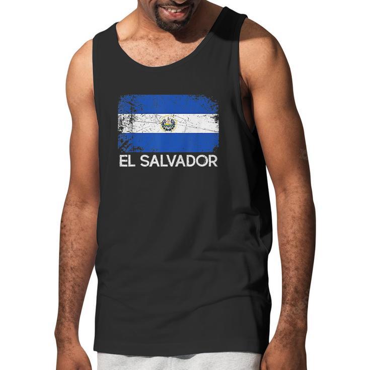 Salvadoran Flag Vintage Made In El Salvador Men Tank Top