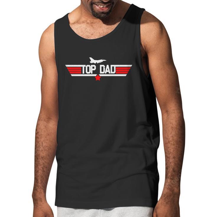 Top Dad Logo Fathers Day Graphic Design Printed Casual Daily Basic Men Tank Top