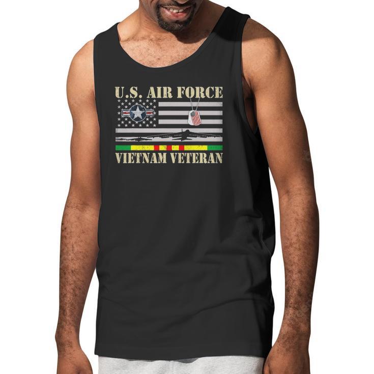 Men Us Air Force Vietnam Veteran Usaf Veterans Day Flag Men Tank Top