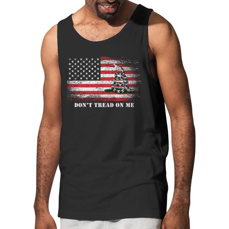 Usa Vintage Flag Dont Tread On Me Men Tank Top