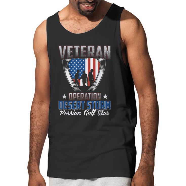 Veteran Operation Desert Storm Persian Gulf War Graphic Design Printed Casual Daily Basic Men Tank Top