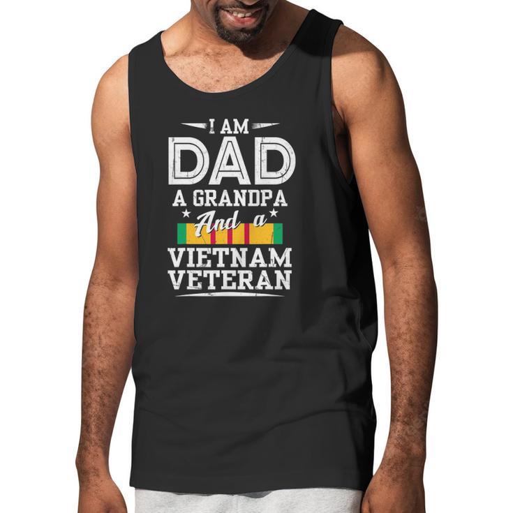 Veterans Day Grandpa Dad Vietnam Veteran Fathers Day Gift Men Tank Top