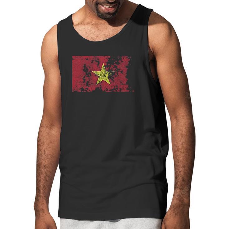 Vietnam Flag Men Tank Top