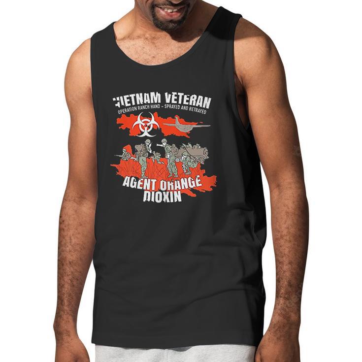 Vietnam Veteran Agent Orange Sprayed And Betrayed Men Tank Top