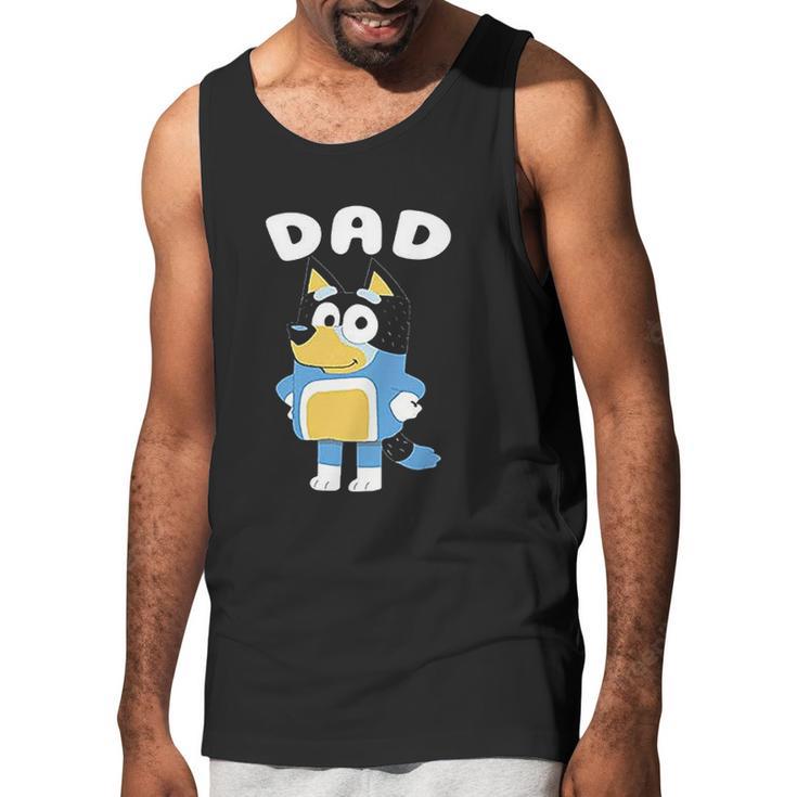 Vintage Bluey Dad Men Tank Top