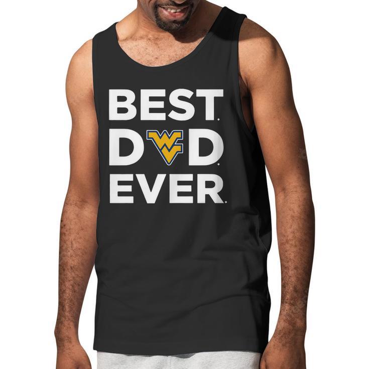 West Virginia Mountaineers_Best Dad Ever Men Tank Top