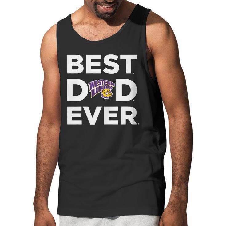 Western Illinois Leathernecks_Best Dad Ever Men Tank Top