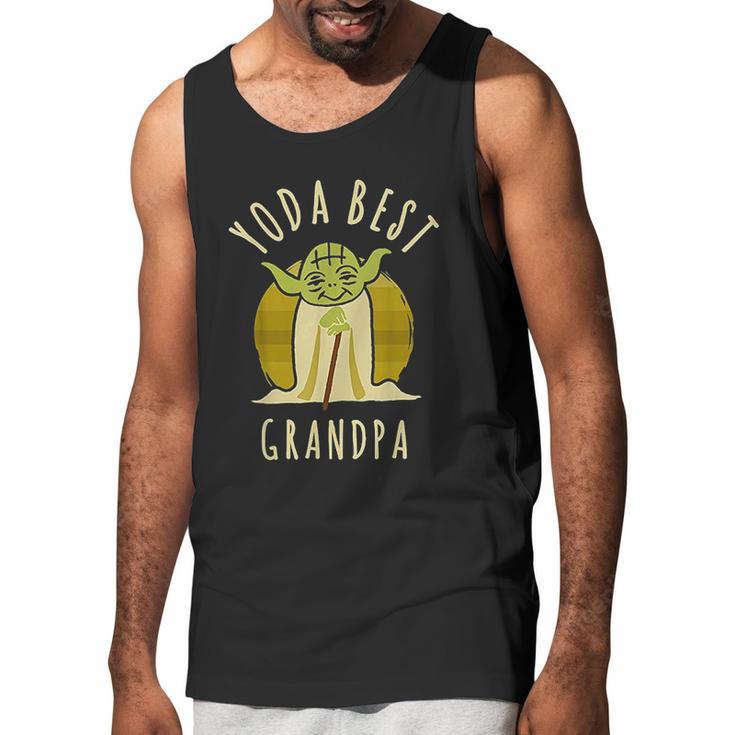 Yoda Best Grandpa Cartoon Yoda Men Tank Top