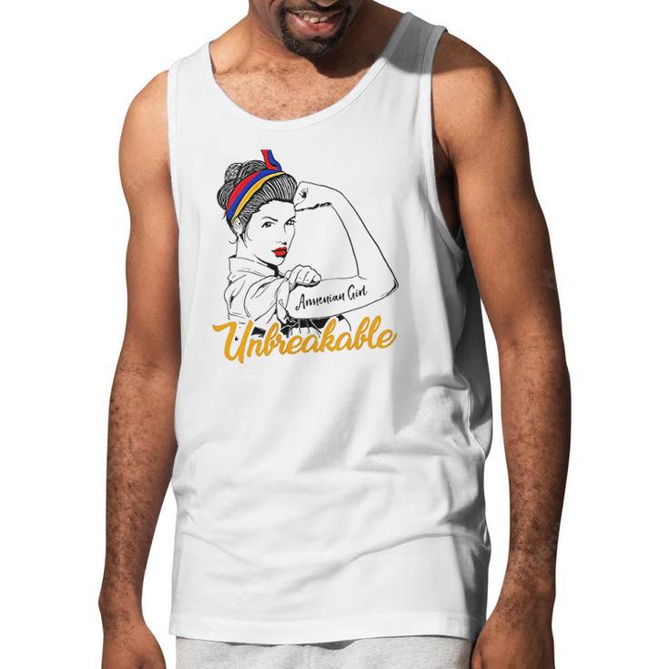 Armenia Flag Unreakable Men Tank Top