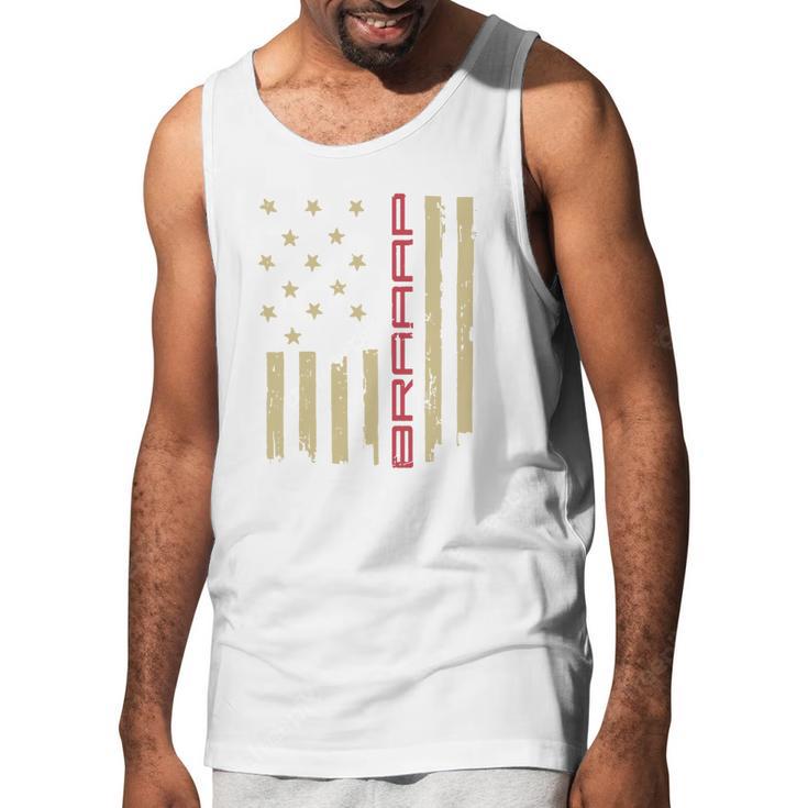 Braaap Snowmobile Flag Men Tank Top