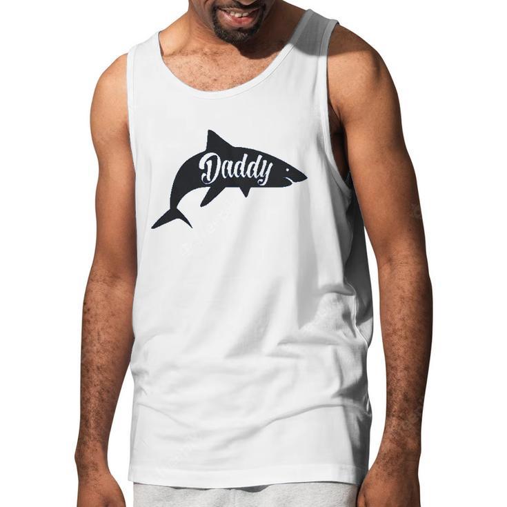 Daddy Shark Cool Best Dad Men Tank Top