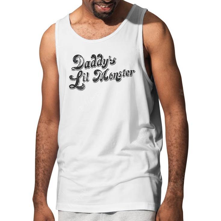 Daddys Lil Monster Gift Dad Birthday Gifts Men Tank Top