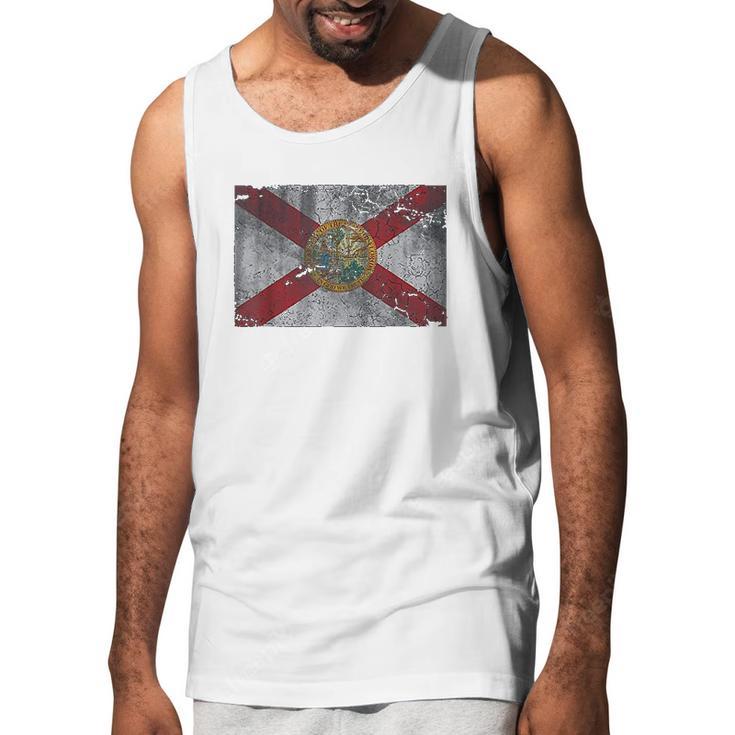 Florida Flag Vintage Fade Men Tank Top