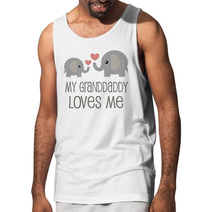 Grandaddy Loves Me Elephant Infant Creeper Men Tank Top