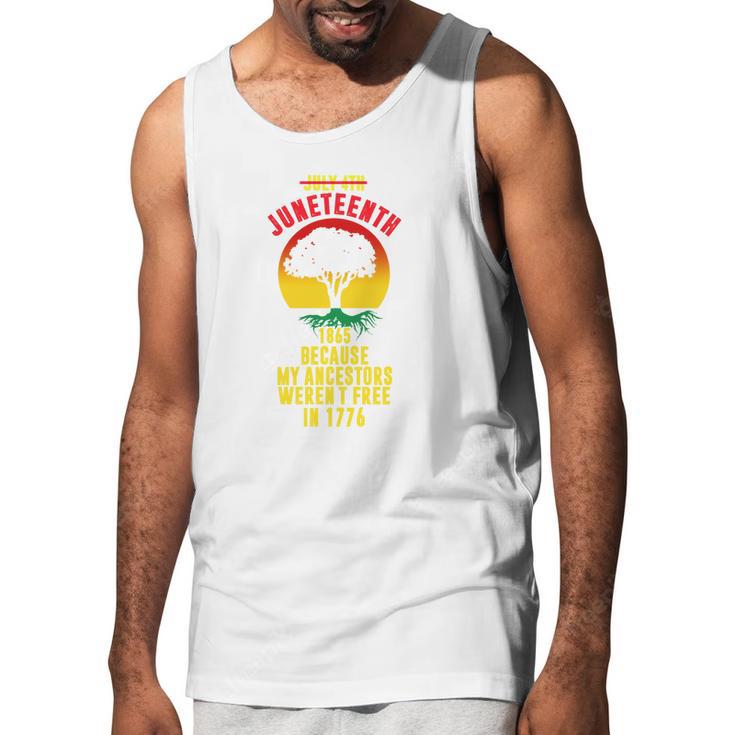 Juneteenth Flag Afro Freeish June 19 1865 Men Tank Top