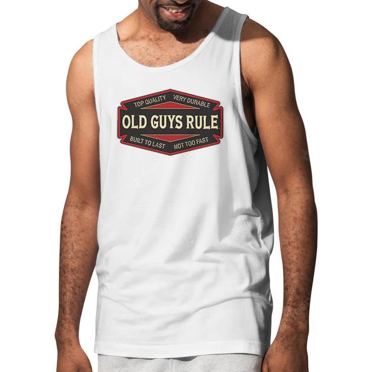 Old Guys Rule Built To Last Gravel Men Tank Top