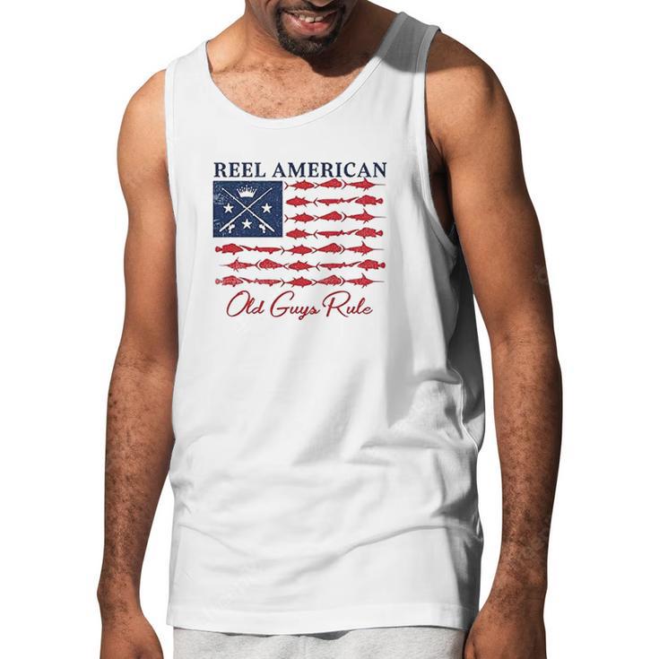 Old Guys Rule For Men Reel American Men Tank Top