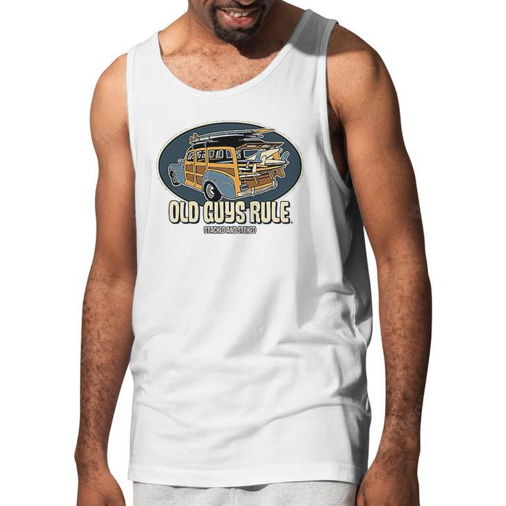 Old Guys Rule Stacked And Stoked Men Tank Top