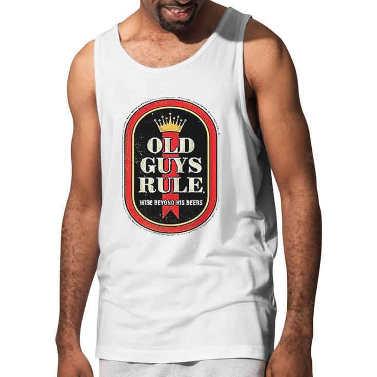 Old Guys Rule Wise Man Men Tank Top