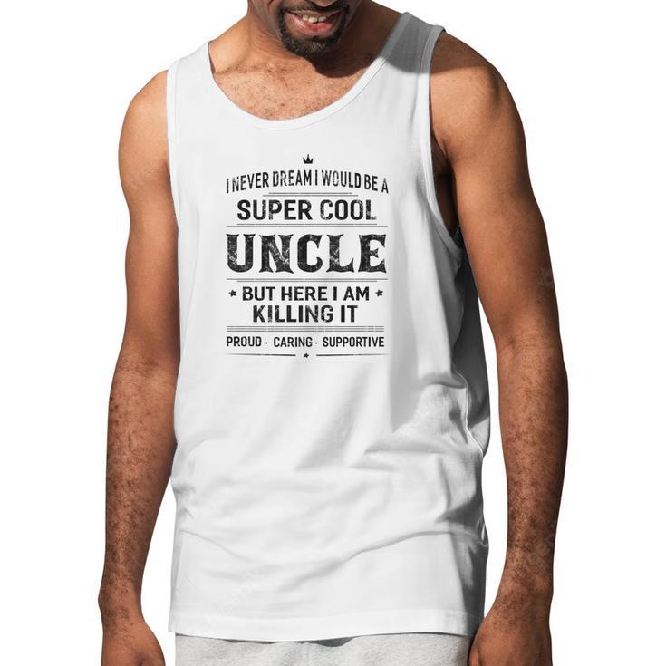 Mens Relative Gift Super Cool Uncle Grandpa Men Men Tank Top