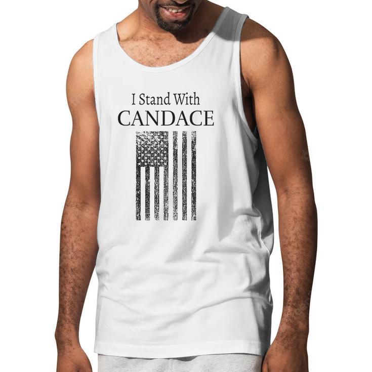 I Stand With Candace Patriot Usa Flag Red Pill Men Tank Top